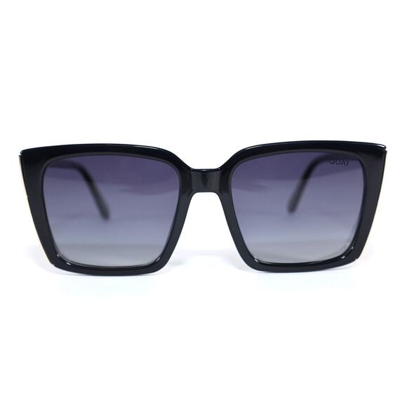 Quay Australia Accessories - Quay Australia FRONT COVER Square Polarized Sunglasses - Black / Smoke - NWT